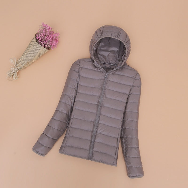 Loose Jacket Plus Fat Plus Size Light And Thin Down Jacket Women Short Short Fat Sister Catty Fat Mm Special Mother Thin Limorista