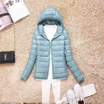 Loose Jacket Plus Fat Plus Size Light And Thin Down Jacket Women Short Short Fat Sister Catty Fat Mm Special Mother Thin Limorista