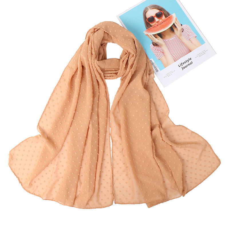 Thick Chiffon Long Scarf Limorista