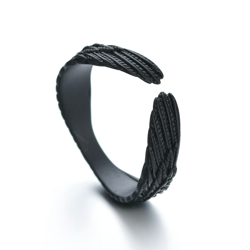 Hip Hop Angel Wing Ring Male Limorista