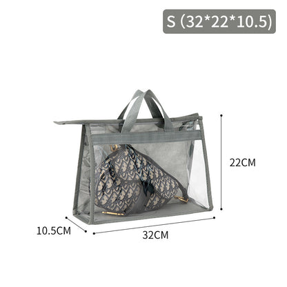 Bag Dust Bag Wardrobe Hanging Bag Storage Bag Pvc Transparent Waterproof Leather Bag Protection Storage Hanging Bag Limorista