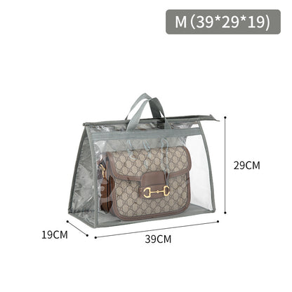 Bag Dust Bag Wardrobe Hanging Bag Storage Bag Pvc Transparent Waterproof Leather Bag Protection Storage Hanging Bag Limorista