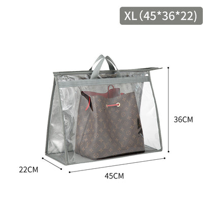 Bag Dust Bag Wardrobe Hanging Bag Storage Bag Pvc Transparent Waterproof Leather Bag Protection Storage Hanging Bag Limorista