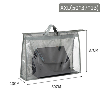 Bag Dust Bag Wardrobe Hanging Bag Storage Bag Pvc Transparent Waterproof Leather Bag Protection Storage Hanging Bag Limorista