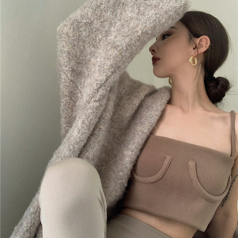 Syra Summer Slim Skinny Backless Crop top Casual Strap Vest Sexy Fashion Wild Short Woman Solid Clothes Ladies Tie Tops Limorista