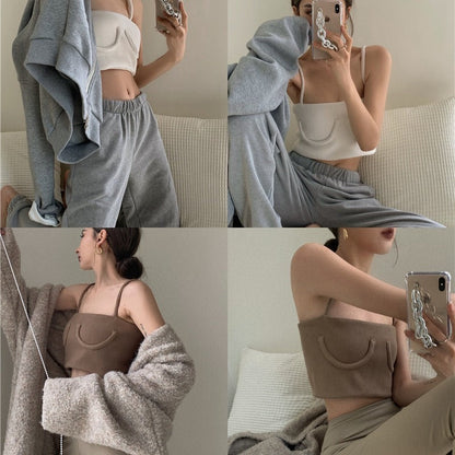 Syra Summer Slim Skinny Backless Crop top Casual Strap Vest Sexy Fashion Wild Short Woman Solid Clothes Ladies Tie Tops Limorista