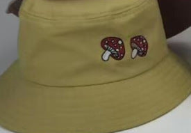Mushroom Embroidery Sun Protection Fisherman Hat Limorista