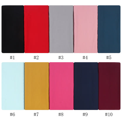 70x180cmMonochrome Pearl Chiffon Hijab Scarf Limorista