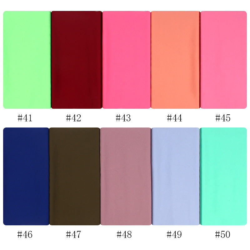 70x180cmMonochrome Pearl Chiffon Hijab Scarf Limorista