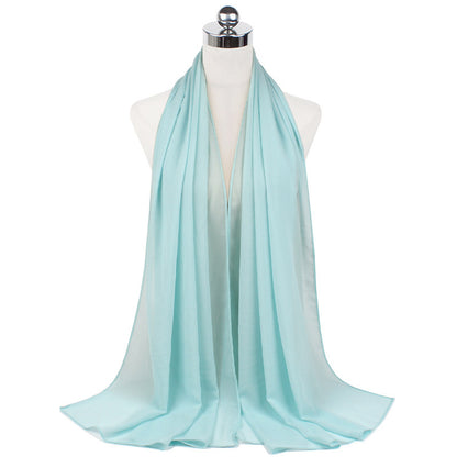 70x180cmMonochrome Pearl Chiffon Hijab Scarf Limorista