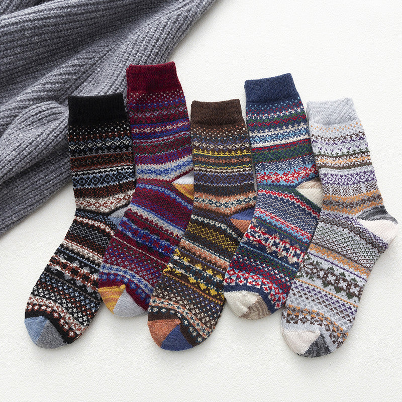 Autumn And Winter Thickened Pointy Wool Socks Limorista