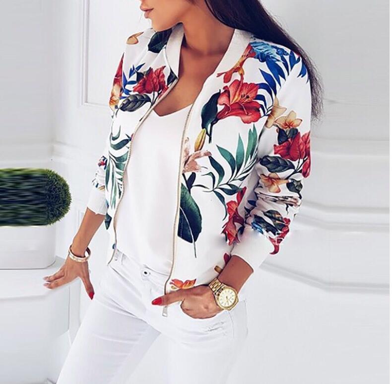 Print short baseball uniform jacket Limorista