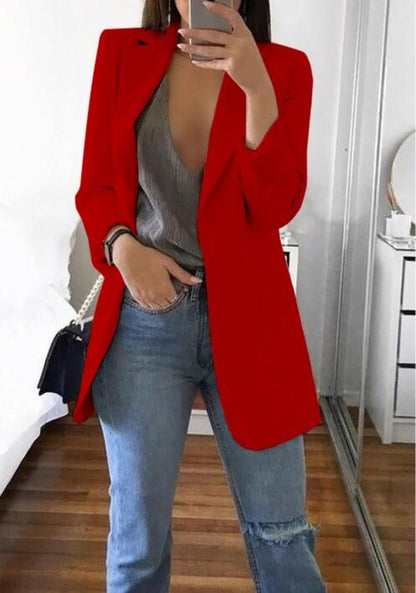 Lapel Slim Cardigan Temperament Blazer Limorista