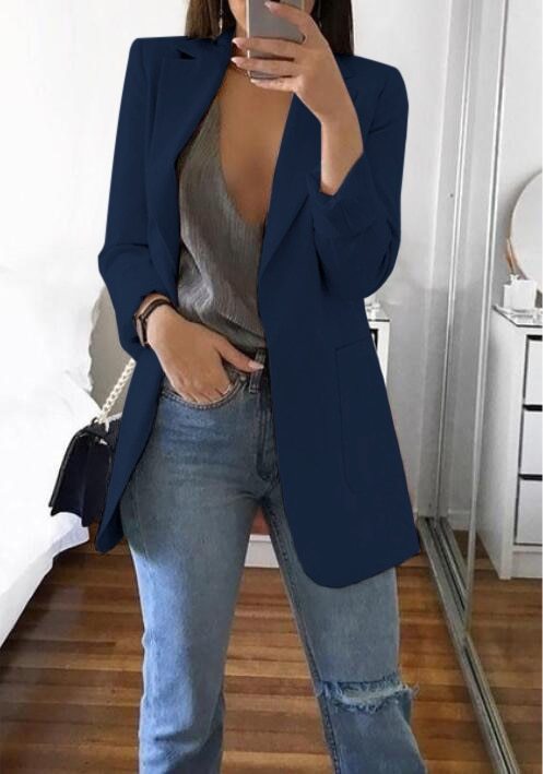 Lapel Slim Cardigan Temperament Blazer Limorista