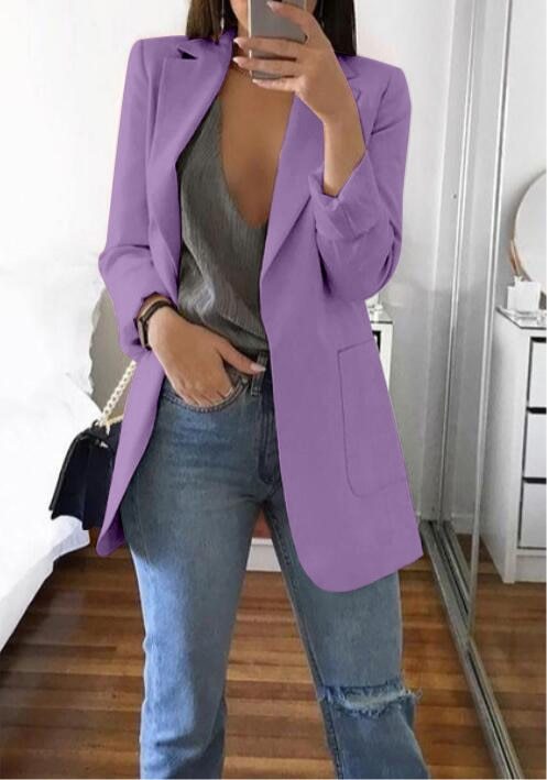 Lapel Slim Cardigan Temperament Blazer Limorista