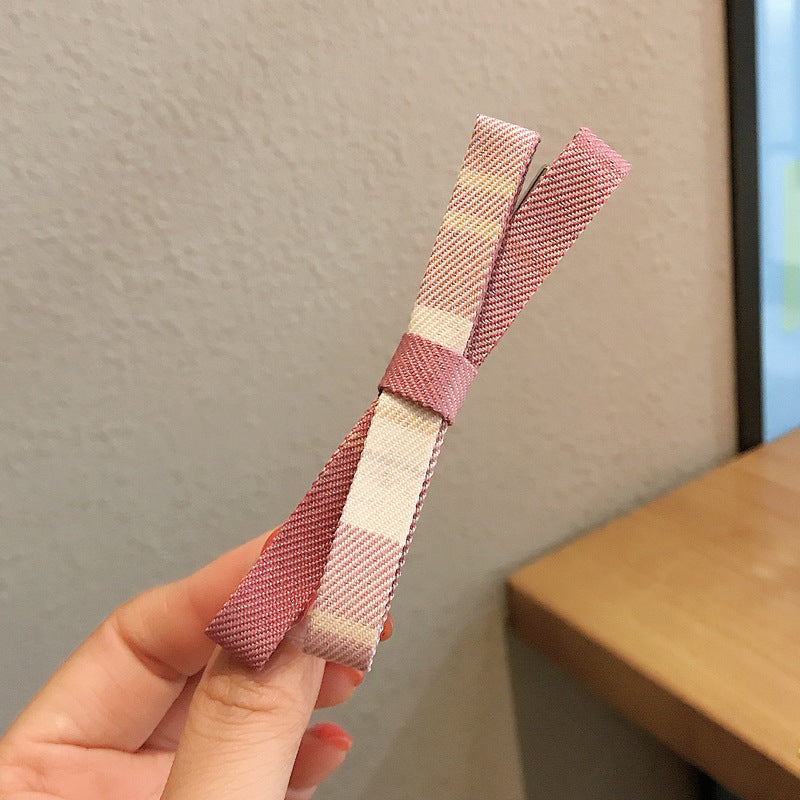 Lattice Word Clip, Duckbill Clip, Hairpin Female Side Bangs Clip On The Back Of The Head Limorista
