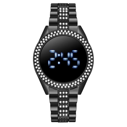 New Style Diamond-Encrusted Ladies Sports Fashion Personalized Electronic Watch Limorista