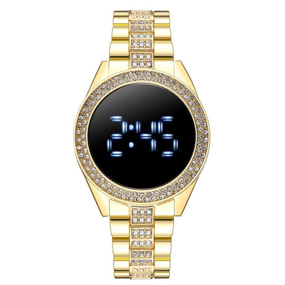 New Style Diamond-Encrusted Ladies Sports Fashion Personalized Electronic Watch Limorista