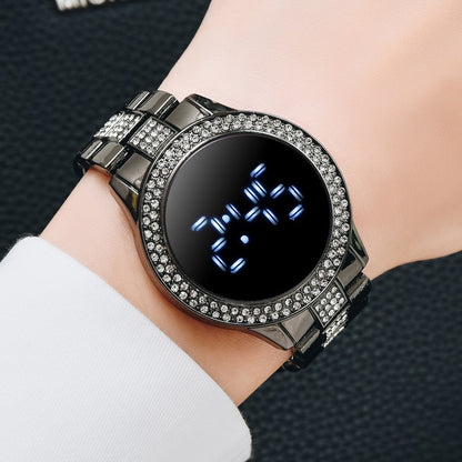 New Style Diamond-Encrusted Ladies Sports Fashion Personalized Electronic Watch Limorista
