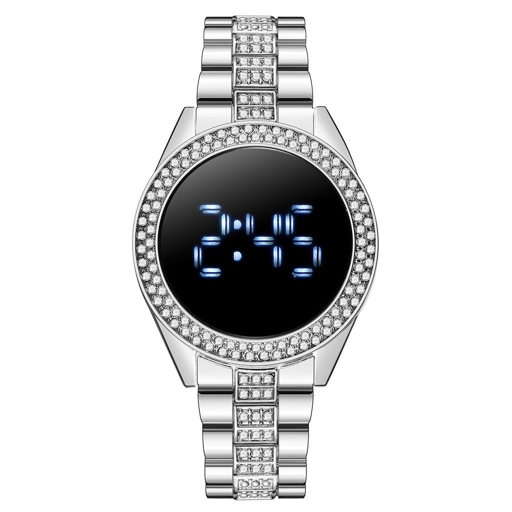 New Style Diamond-Encrusted Ladies Sports Fashion Personalized Electronic Watch Limorista