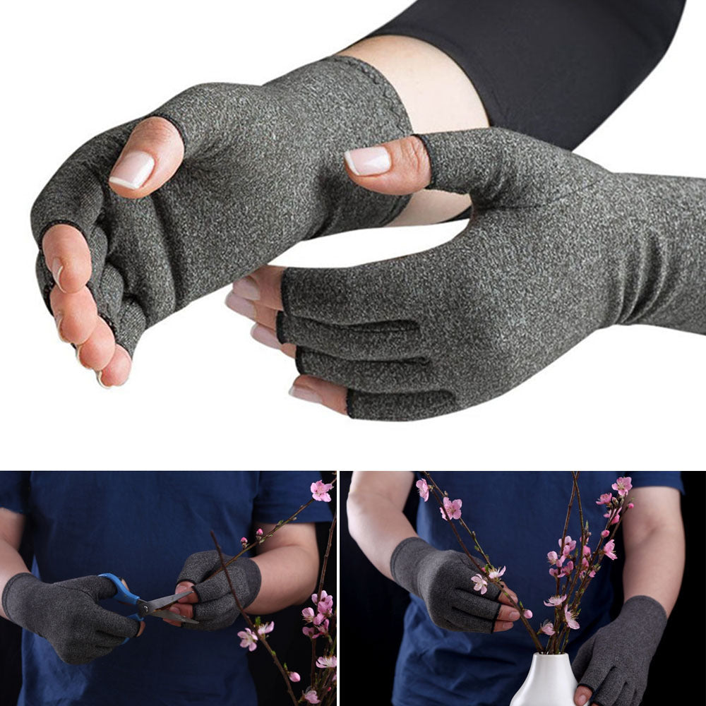 Fingerless Pressure Gloves Arthritis Rehabilitation Training Nursing Gloves Limorista