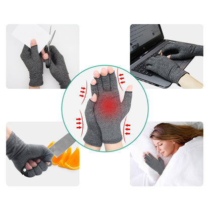 Fingerless Pressure Gloves Arthritis Rehabilitation Training Nursing Gloves Limorista