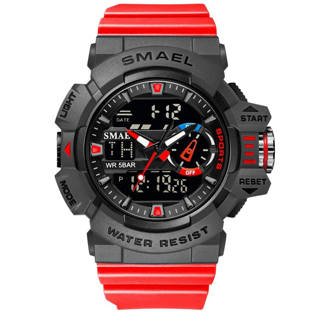 Multifunctional Cool Personality Sports Waterproof Electronic Watch Limorista