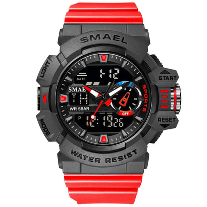 Multifunctional Cool Personality Sports Waterproof Electronic Watch Limorista