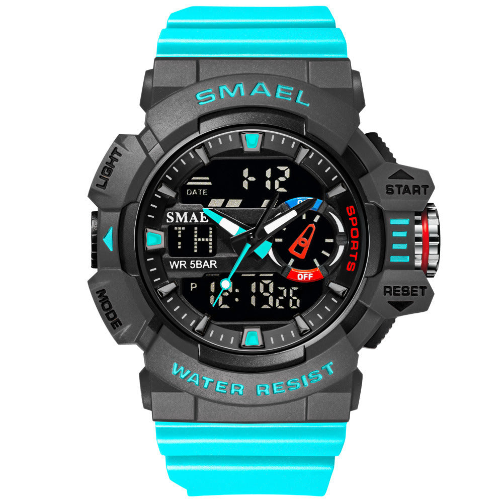 Multifunctional Cool Personality Sports Waterproof Electronic Watch Limorista