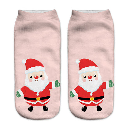 New 3D Printed Christmas Pattern Women&