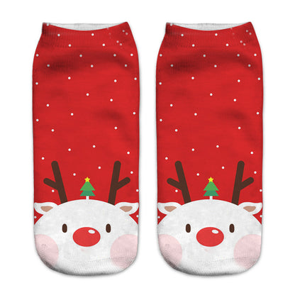 New 3D Printed Christmas Pattern Women&