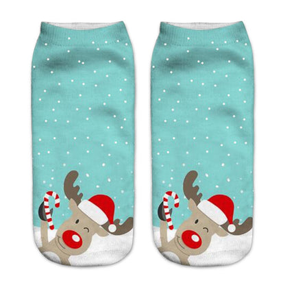 New 3D Printed Christmas Pattern Women&