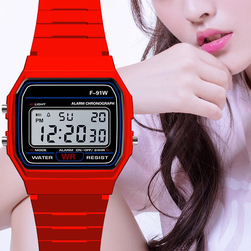Digital Display Waterproof Round Watch Children Electronic Watch Limorista