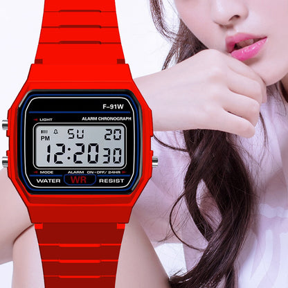 Digital Display Waterproof Round Watch  Children Electronic Watch Limorista