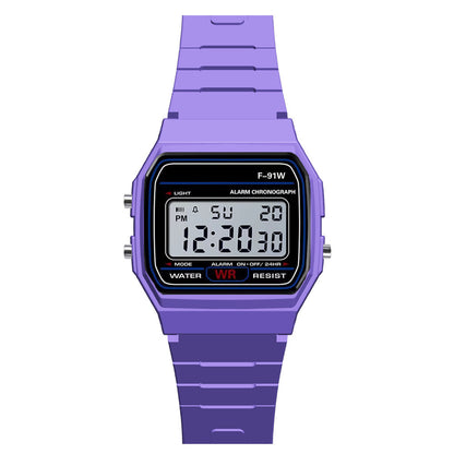Digital Display Waterproof Round Watch  Children Electronic Watch Limorista