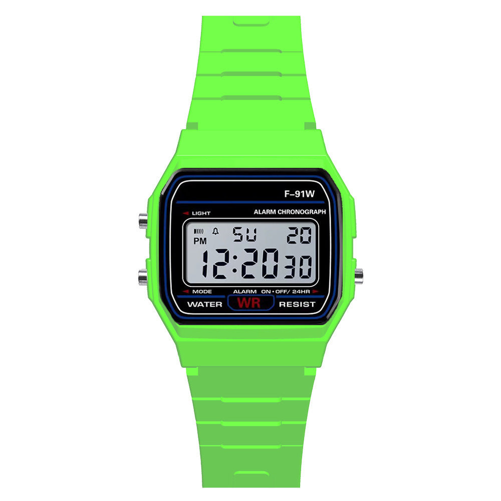Digital Display Waterproof Round Watch  Children Electronic Watch Limorista