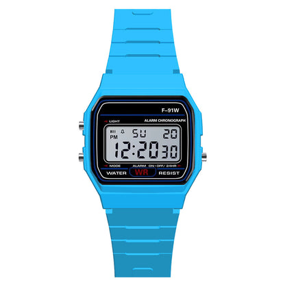 Digital Display Waterproof Round Watch  Children Electronic Watch Limorista
