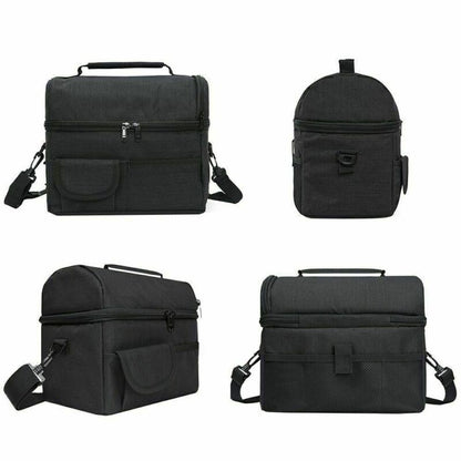 Bag Box Cooler For Men &amp; Women Heavy Duty Oxford Nylon-Blac Limorista