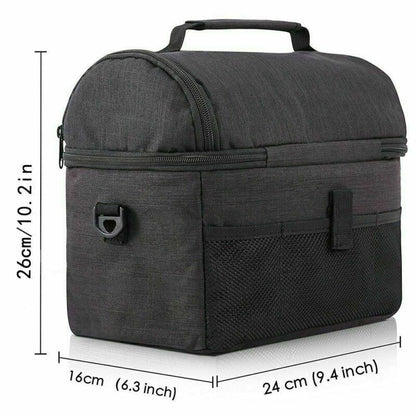 Bag Box Cooler For Men &amp; Women Heavy Duty Oxford Nylon-Blac Limorista