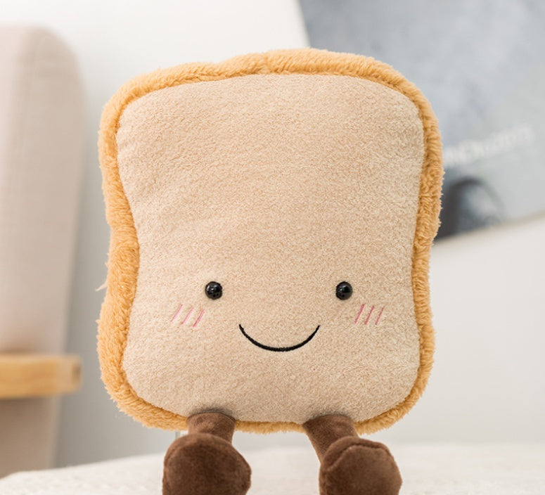Creative Bread Dessert Pillow Blanket Simulation Toy Blanket Limorista