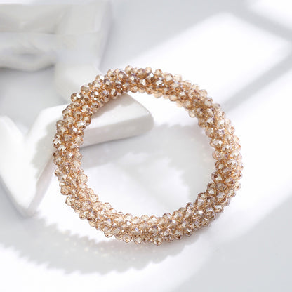 Enchanting Flash Diamond Crystal Round Bracelet Limorista