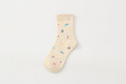 Cosmic starry female socks Limorista