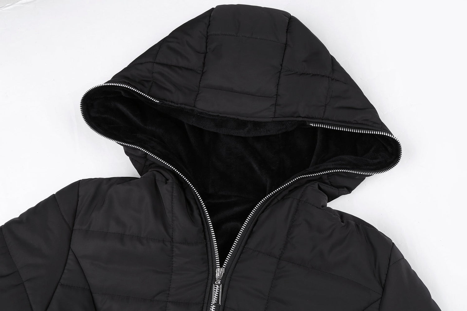 Hooded long-sleeved warm and velvet cotton jacket Limorista