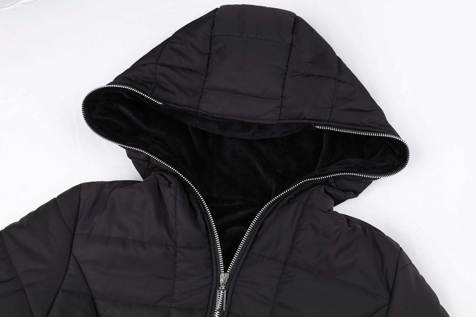 Hooded long-sleeved warm and velvet cotton jacket Limorista
