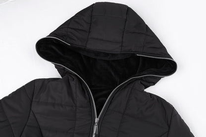 Hooded long-sleeved warm and velvet cotton jacket Limorista