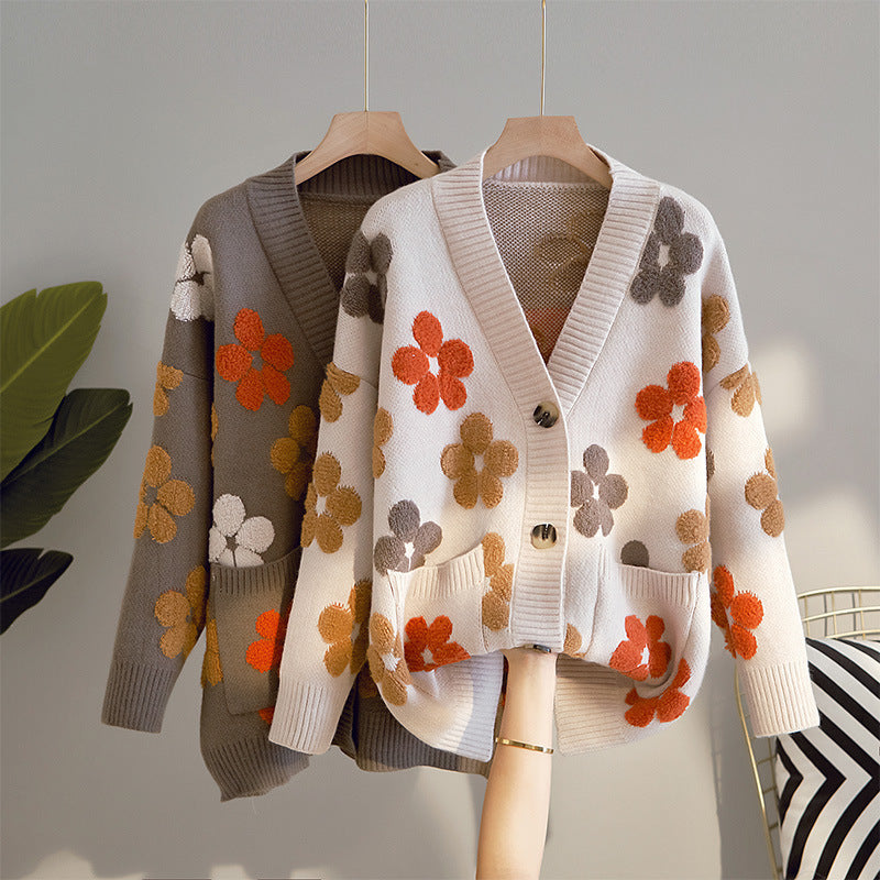 Limorista - New Ladies Knitted Sweater Cardigan Jacket