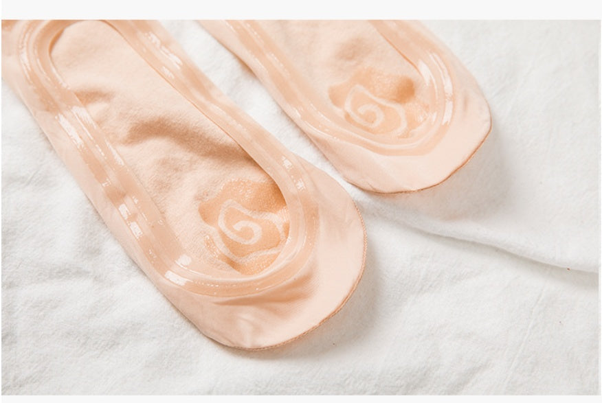 Shallow Mouth Socks One-piece Ice Silk Invisible Socks Limorista