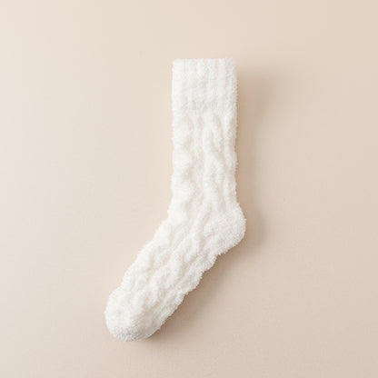 Coral Fleece Socks Women&