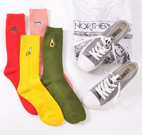 CHAUSSETTES FRUITS x4 Limorista