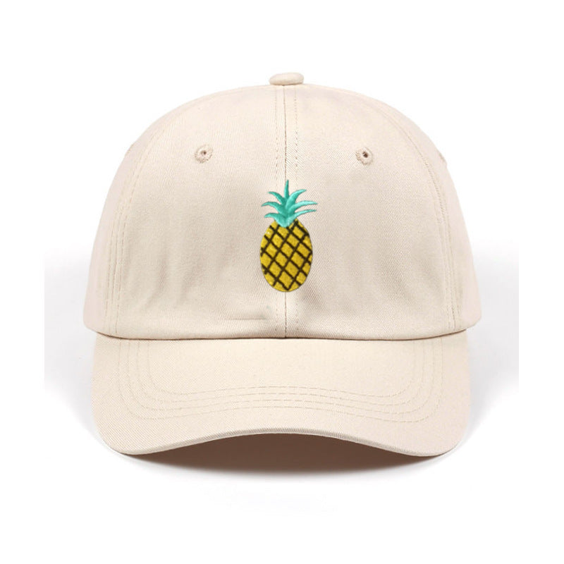 Fashion Unisex Pineapple Print Baseball Cap Snapback Adjustable Hip Hop Flat Hat Limorista